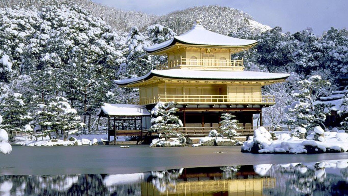 Японская прелесть. Зима в Японии. Зима в Японии как украшают. Winter Ryokan. Нару Осака.